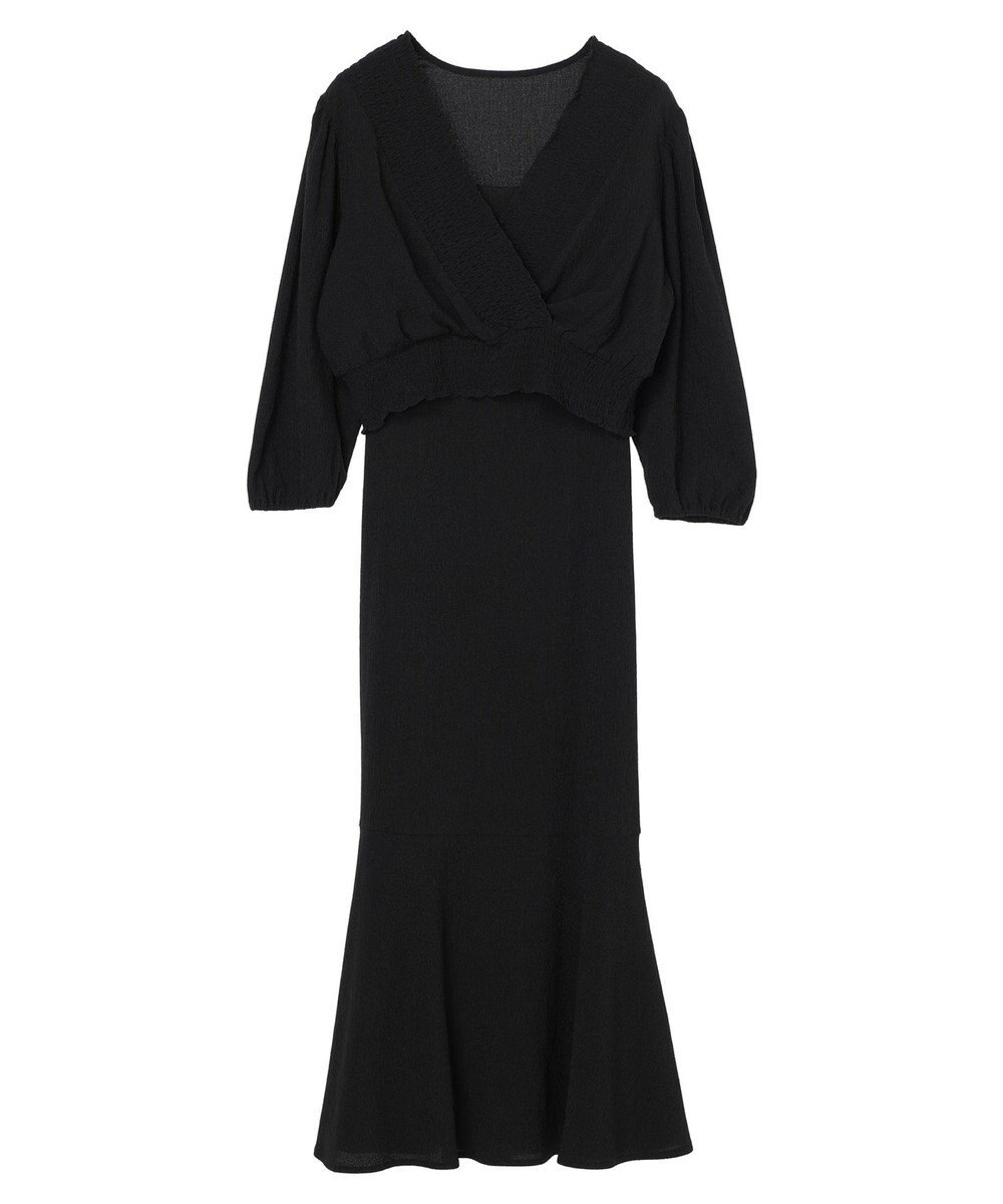 earth music&ecology ＳＥＴ２点カシュクールプルオーバー＋ワンピース 