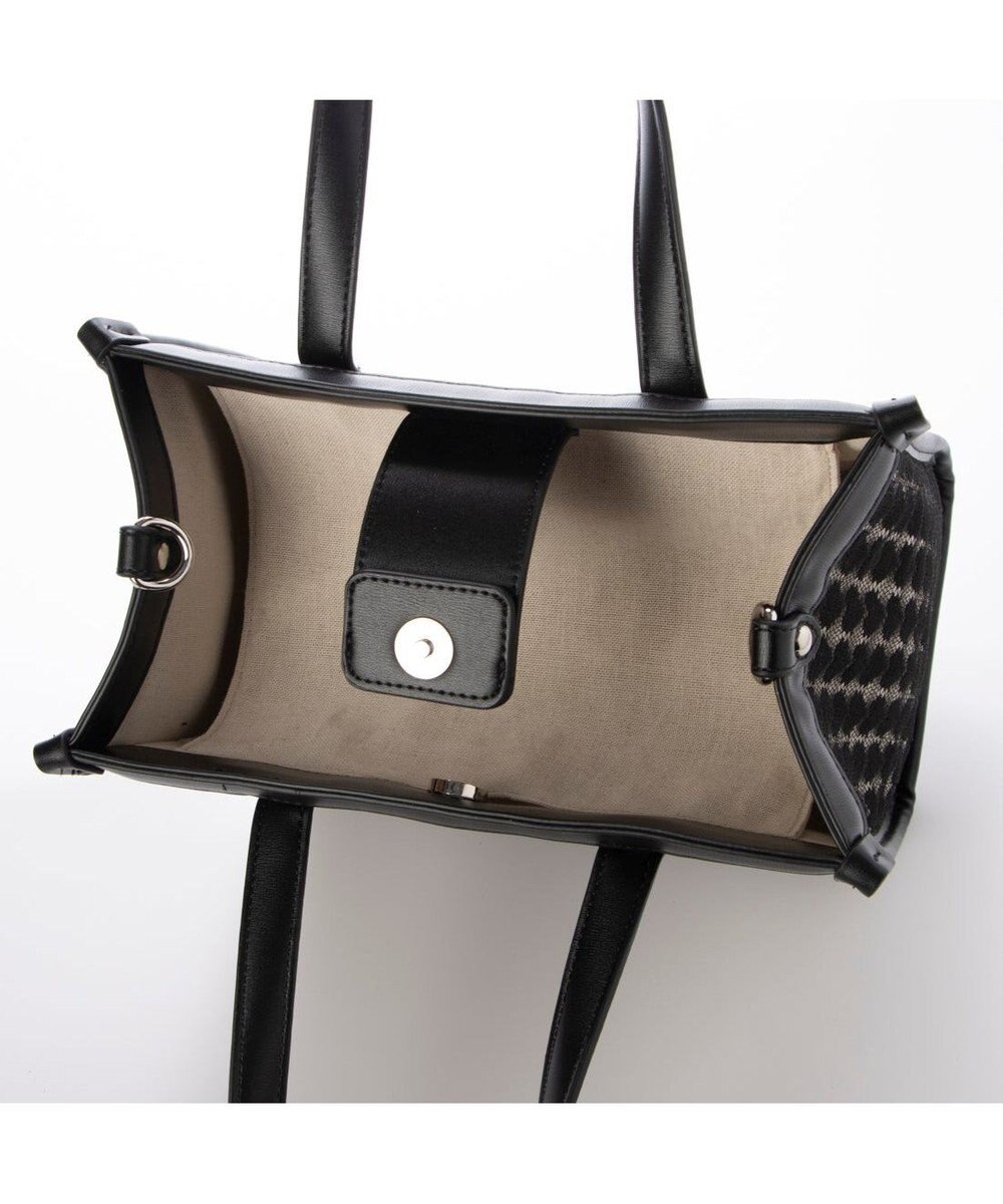 UNBILLION カシュカシュ cachecache / ハート柄レーススクエア2wayトート 