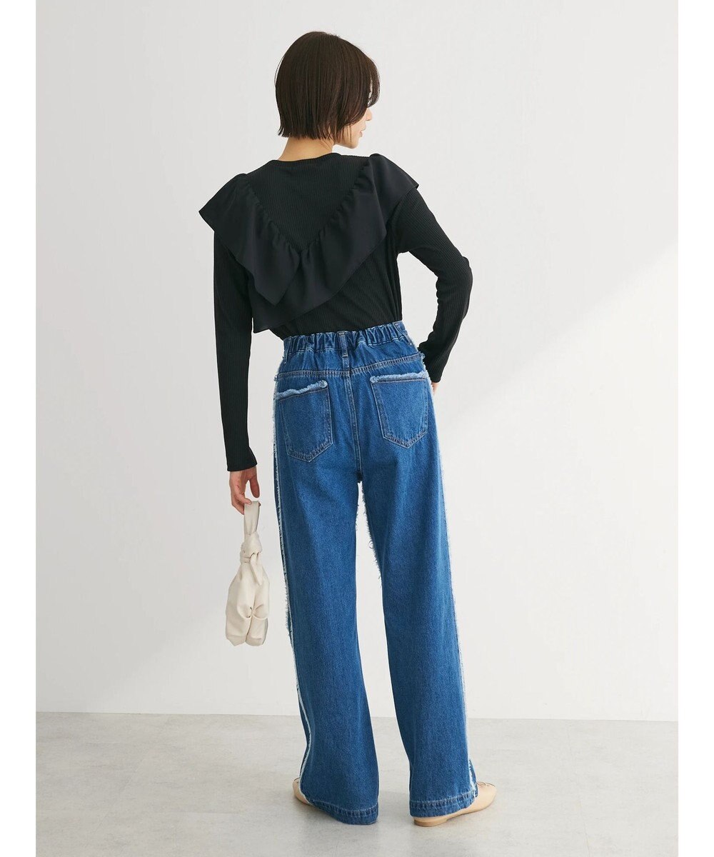 Green Parks ・ＳＵＧＡＲ　ＳＰＯＯＮ　アシンメトリーフリルロンＴＥＥ 