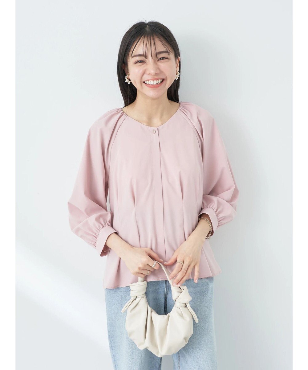 earth music&ecology ペプラムブラウス 