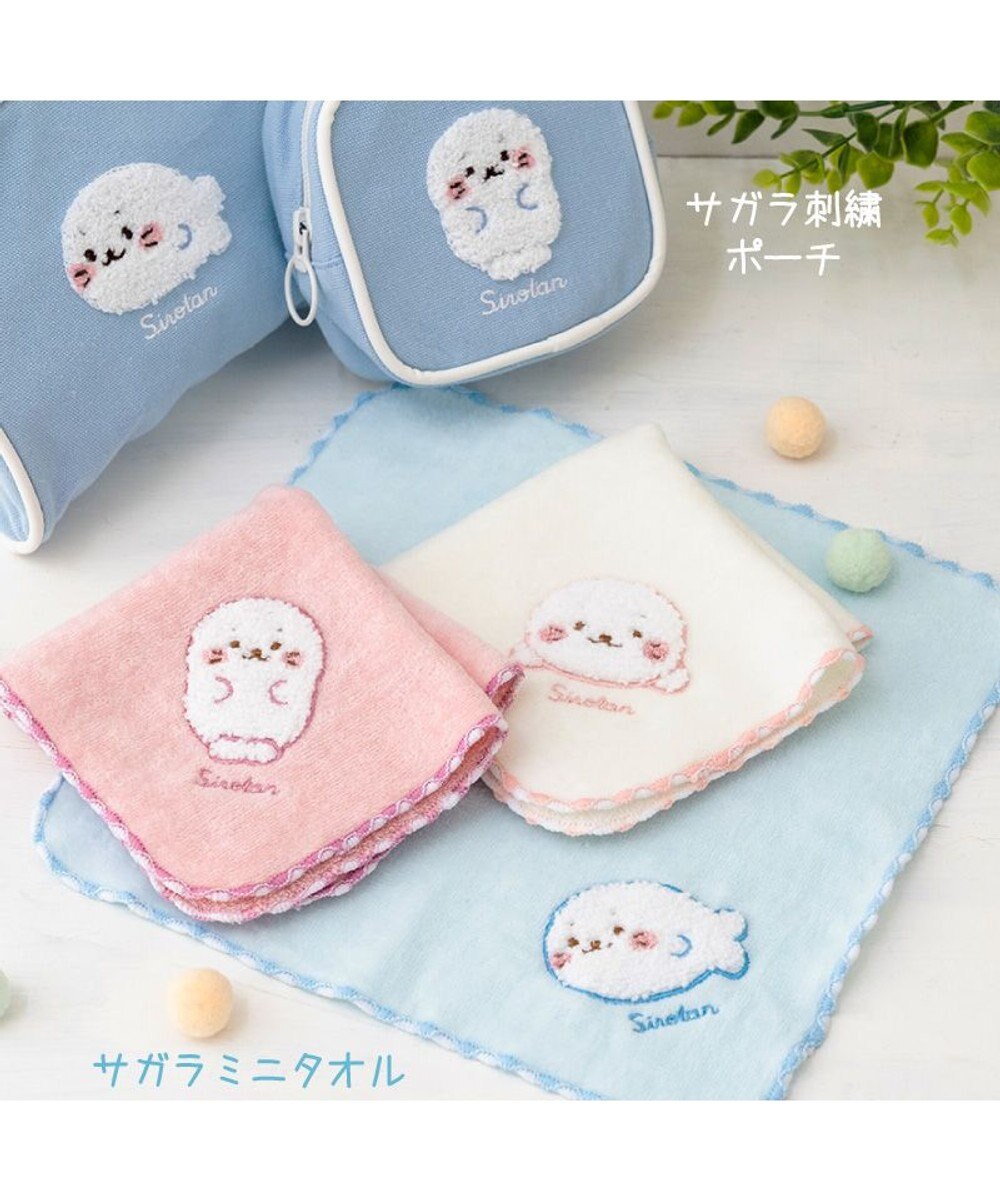 Mother garden しろたん サガラミニタオル 《白》 単品 25cm×25cm 