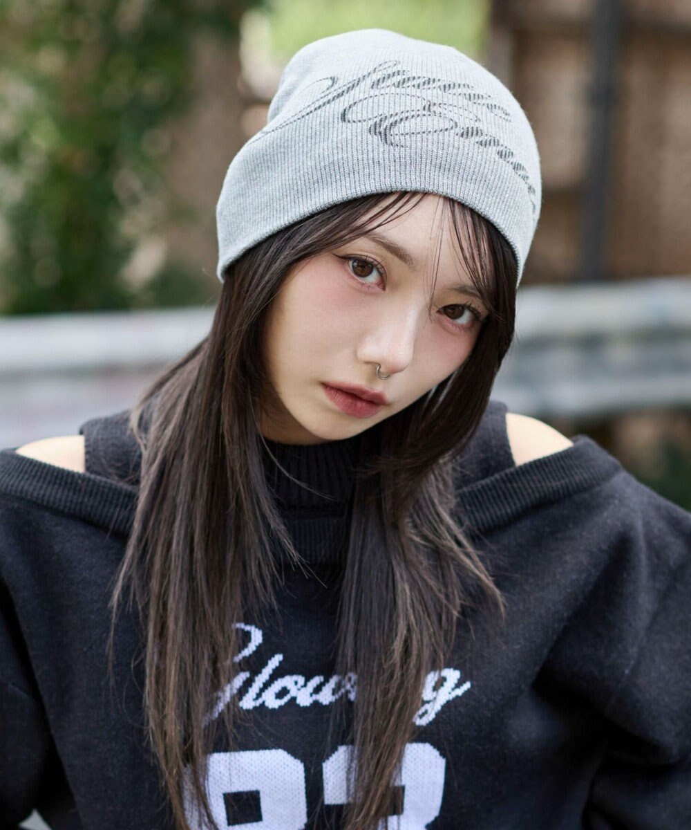 WEGO スプレープリントシングルニットワッチ 