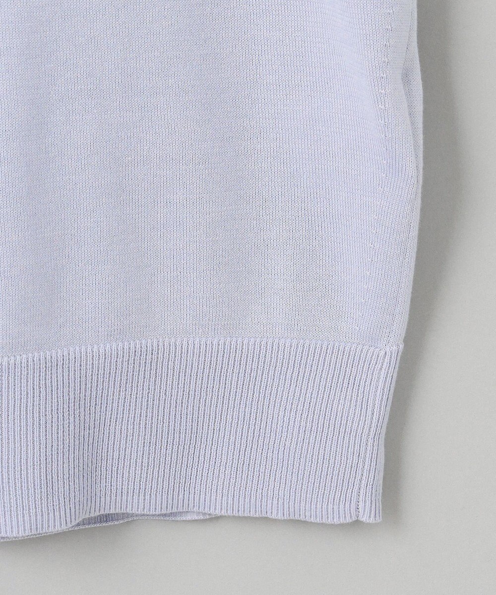 GOTAIRIKU GOLD LABEL/WEB&一部店舗限定【洗える】シーアイランドコットン ラグラン半袖ニットポロ 