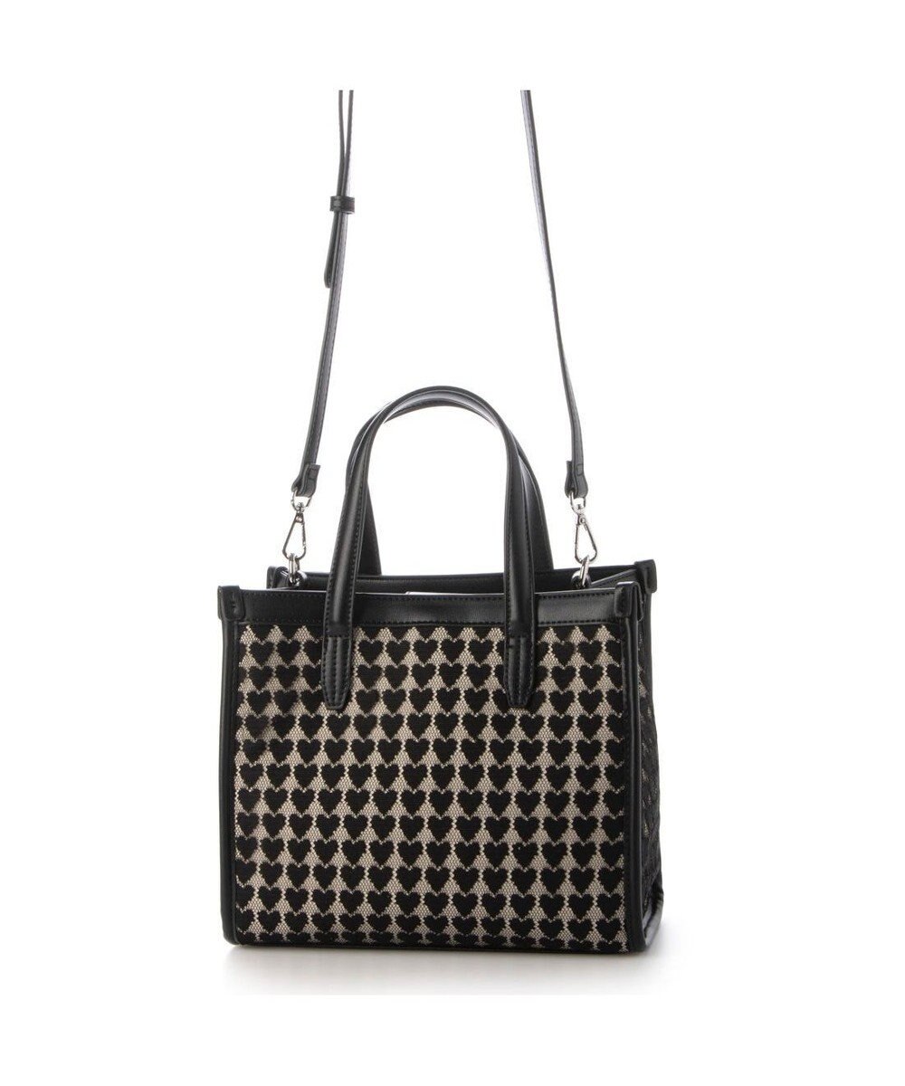 UNBILLION カシュカシュ cachecache / ハート柄レーススクエア2wayトート 