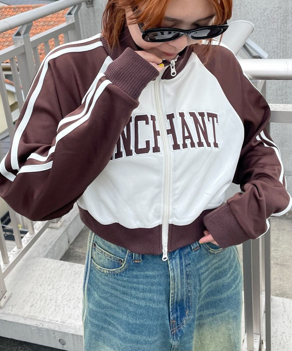 WEGO グラフィックショートトラックジャケット 