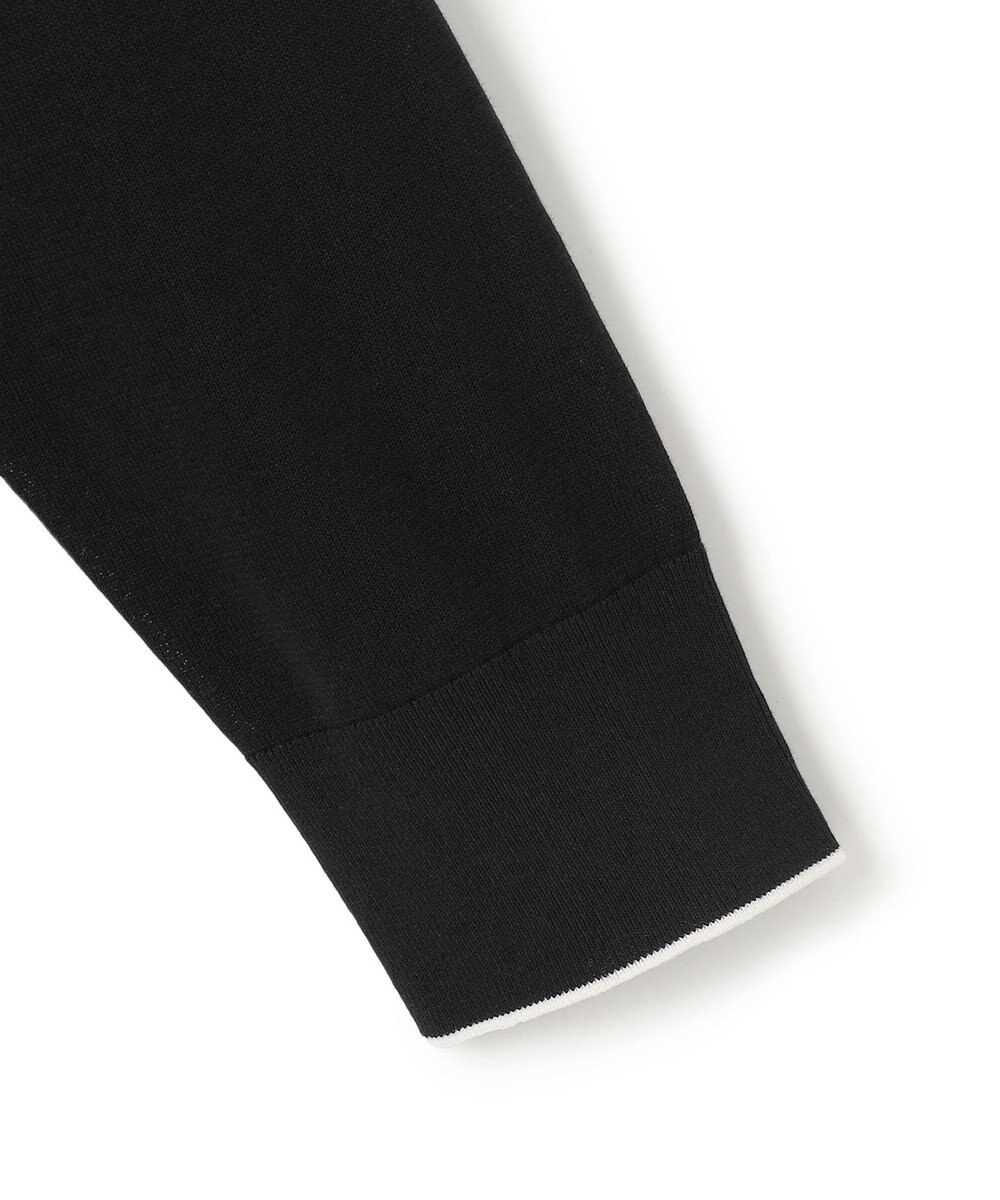 ICB 【洗える】ドライコットンアセテート ニットジャケット 