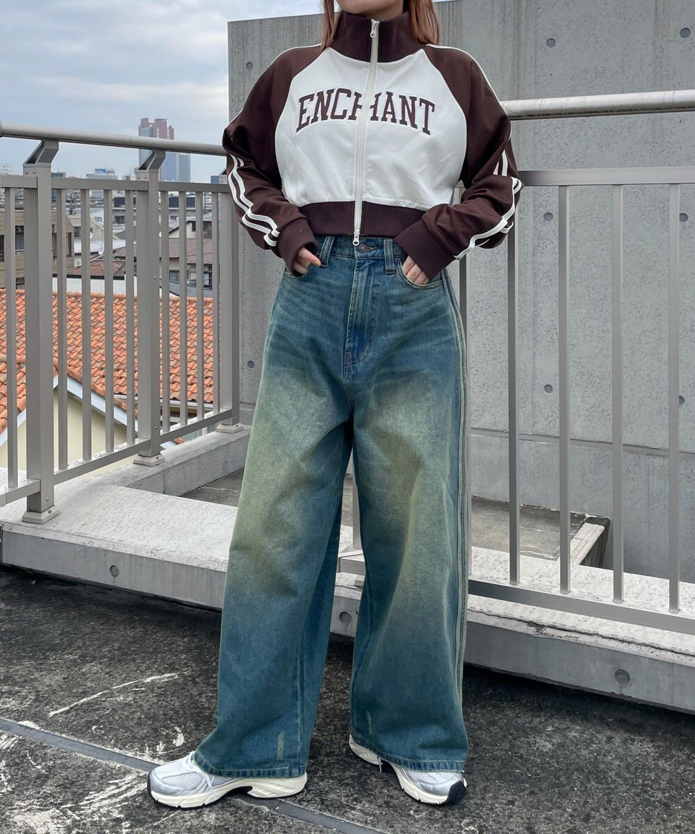 WEGO グラフィックショートトラックジャケット 