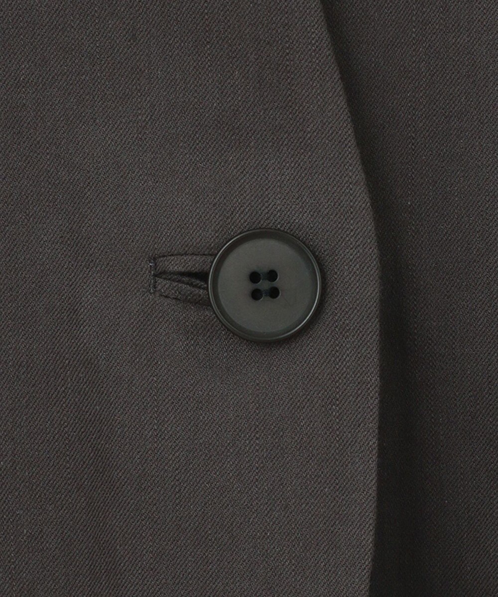 ICB 【吸水速乾機能付き】ペーパーコットンリネンツイル　ノーカラージャケット 