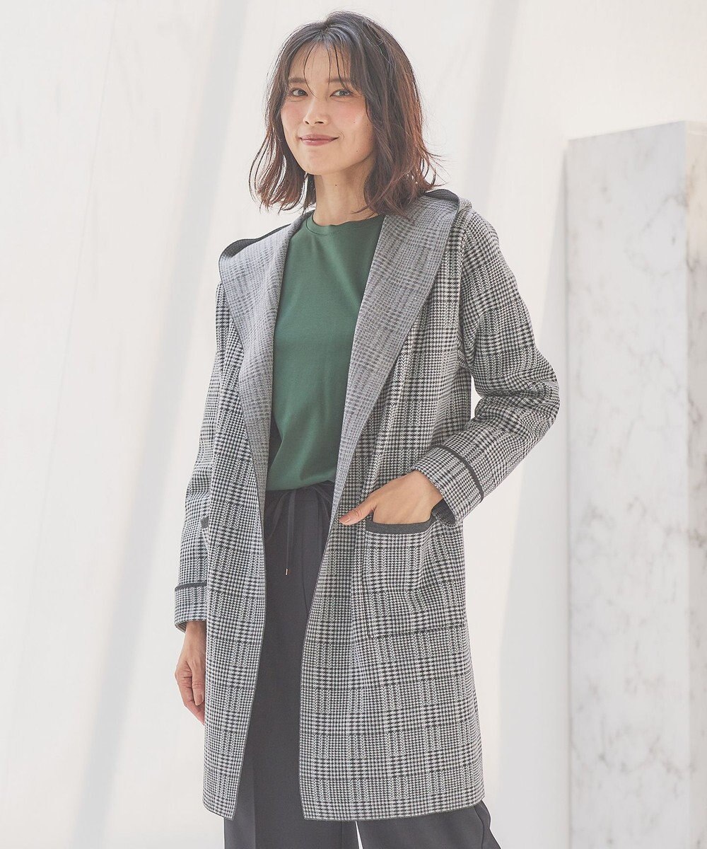 ANY 【洗濯機可】フーディーコーディガン 