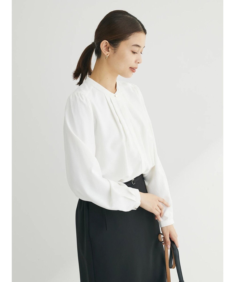 Green Parks ＢＰ　ケア楽　ポイント釦ブラウス 