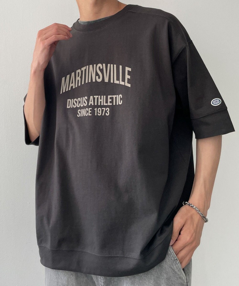 WEGO 【綿100%/MLサイズ展開】DISCUS　ルーズカレッ１００％ 