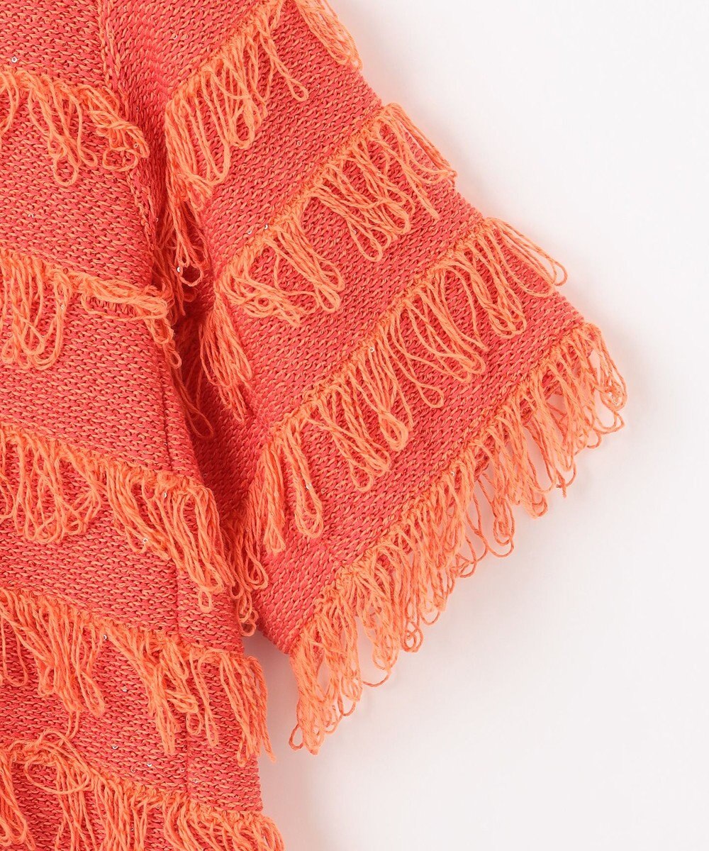 自由区 【カトリエムブーケ】Paillette フリンジプルオーバー 