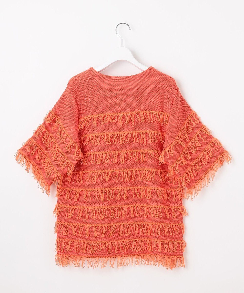 自由区 【カトリエムブーケ】Paillette フリンジプルオーバー 