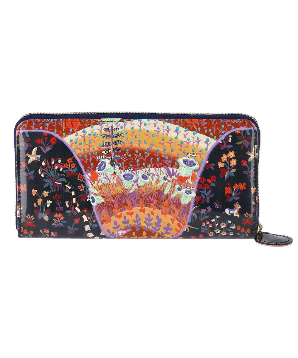 tsumori chisato CARRY ガーデンゴルフクラブ ラウンドファスナー長財布 