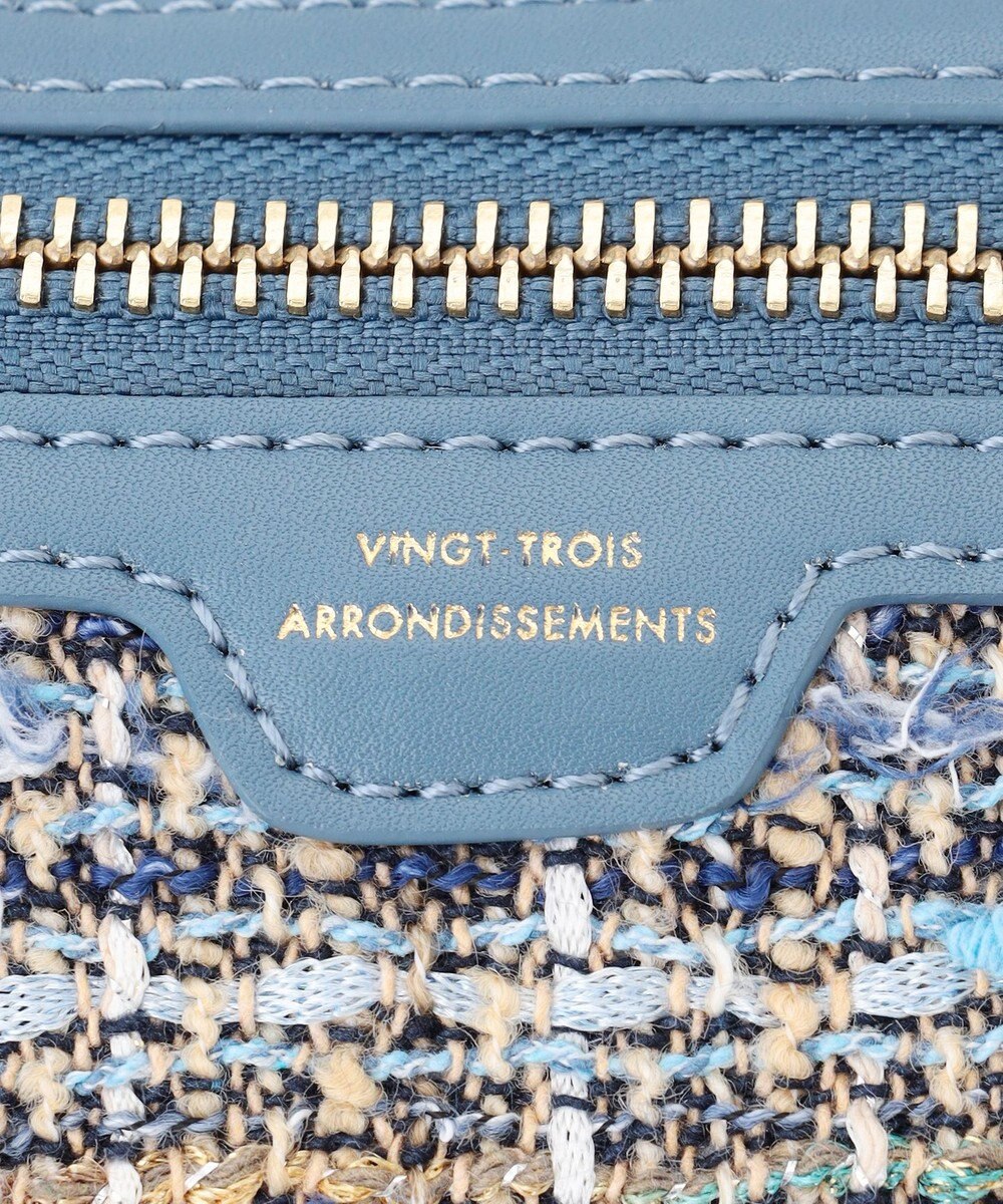 23区 GIOLICAツイード シリンダー ショルダーバッグ 