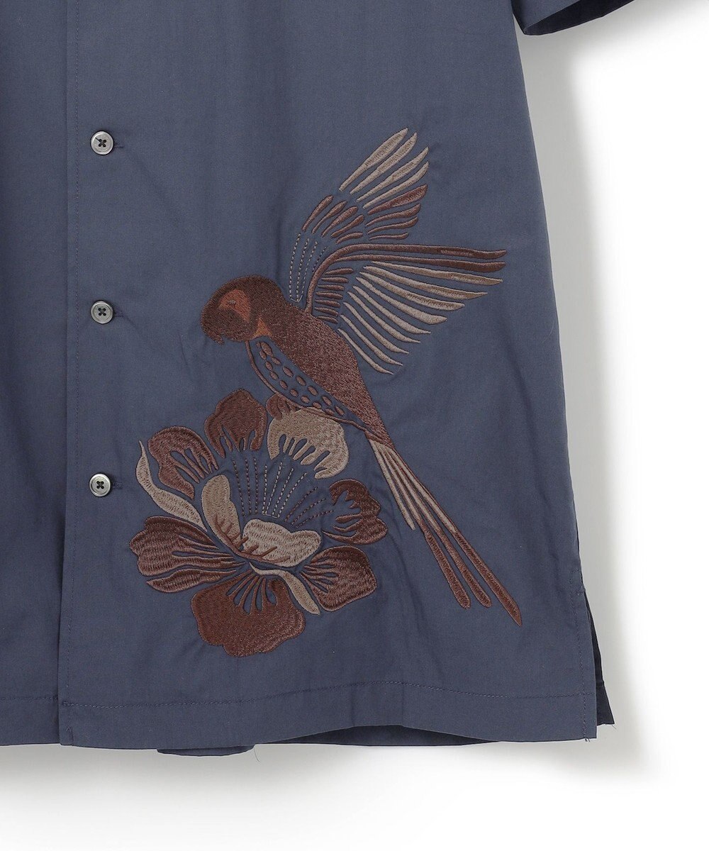 JOSEPH HOMME 新柄【洗える】メキシカンエンブロイダリー　オープンカラー半袖シャツ 