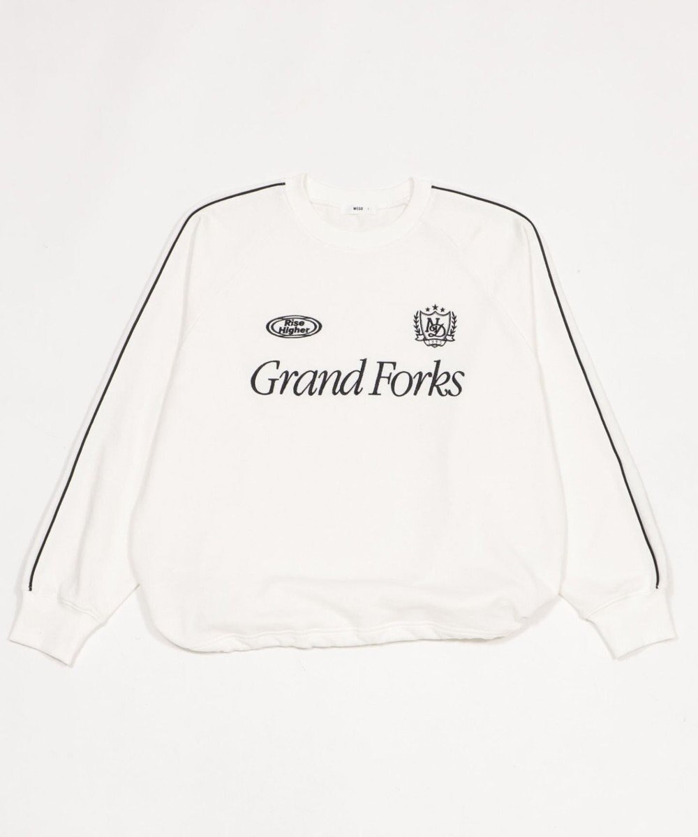 WEGO 【ユニセックス着用ITEM】ショートドロストラインプルオーバー 