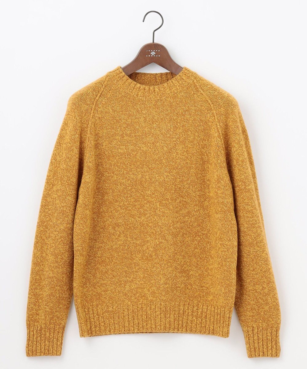 JOSEPH ABBOUD MOUNTAIN 【WEB限定・SPACE/イタリア糸使用/軽く暖かい/豊富なカラー】 ラムウール　クルーネック ニット 