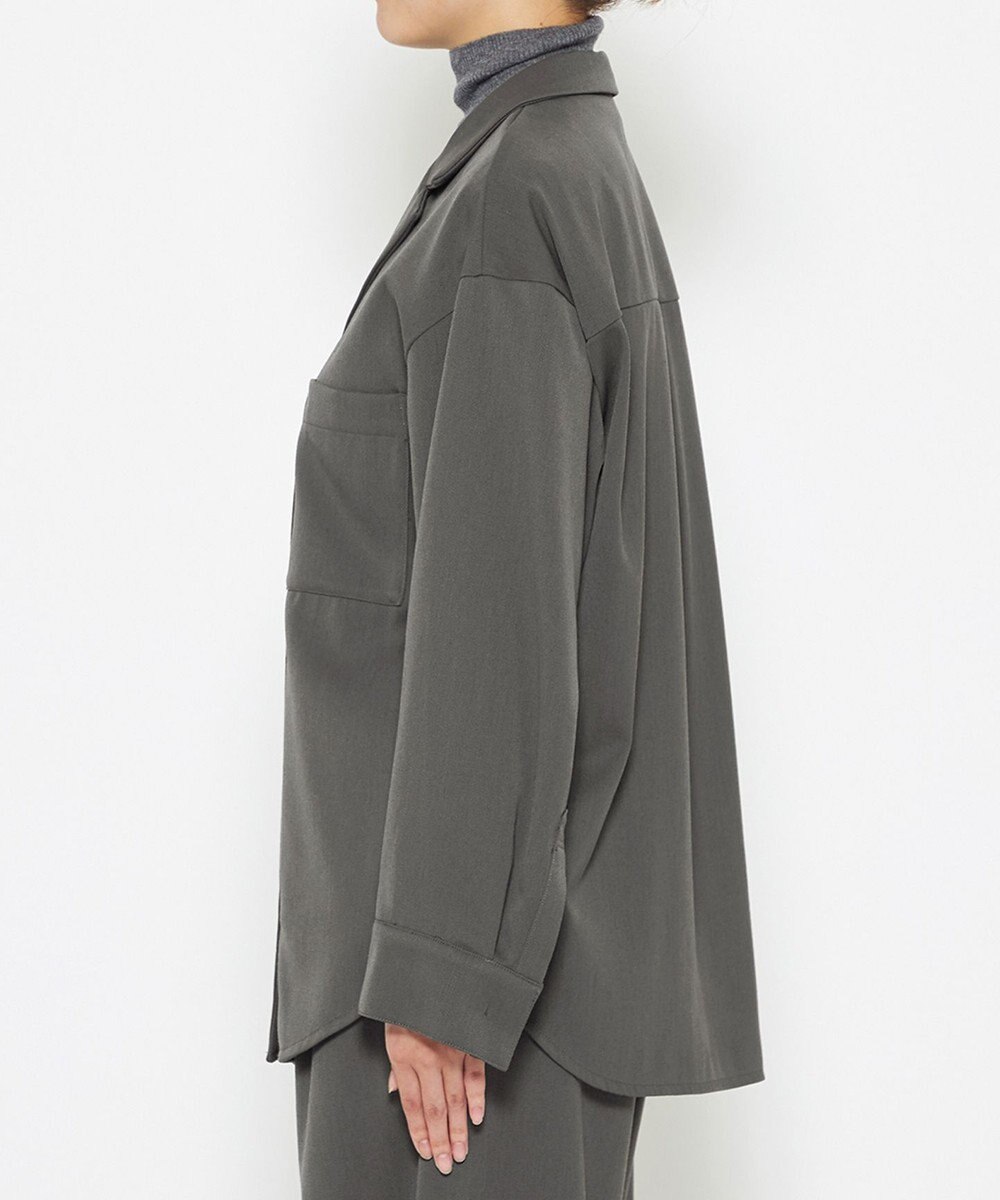 uncrave 【UNISEXあり】ギャバジン シャツ（uncrave WHITE） 