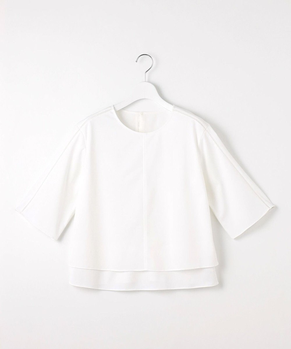 J.PRESS LADIES S 【洗える】トリコットジャージー カットソー 