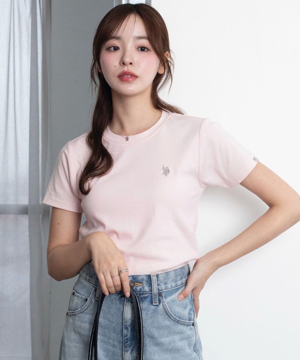 WEGO 【SMLサイズ展開】U.S. POLO ASSN.別注コンパクトTシャツ 