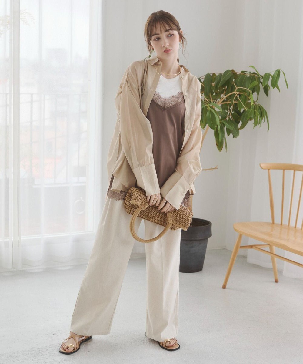 WEGO 【ANGIE VINTAGE】シアーシャツ 