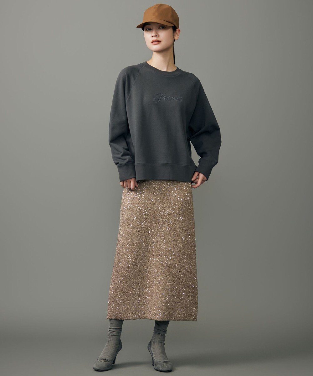 自由区 S 【カタログ掲載】スパンコールストレッチ スカート 