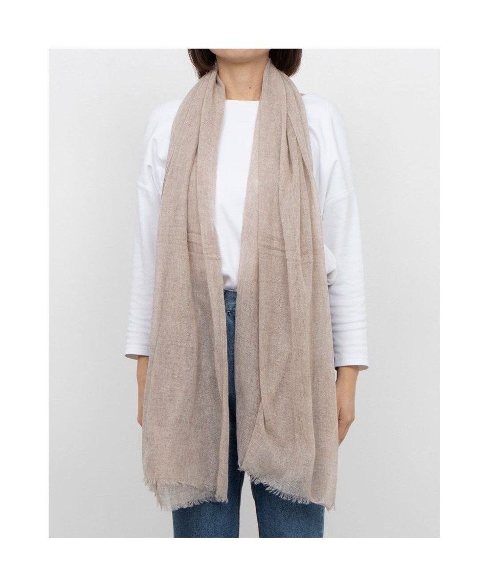UNBILLION カシュネ cache nez / カシミヤエアリー無地ストール 