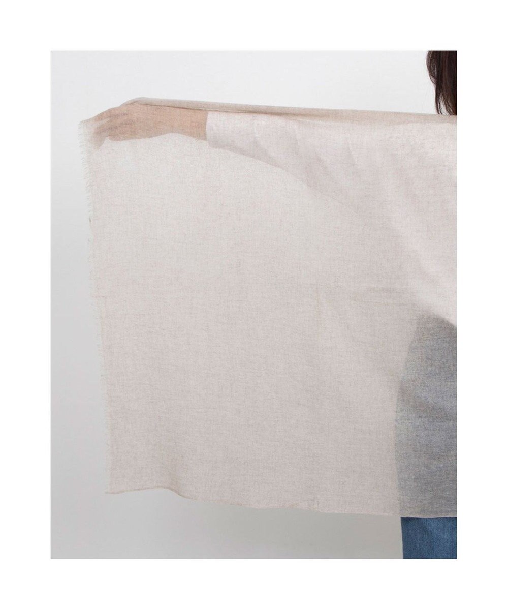 UNBILLION カシュネ cache nez / カシミヤエアリー無地ストール 