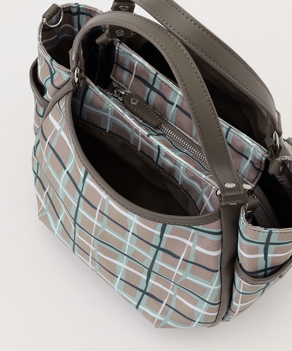 Y'SACCS ドローイングチェック2WAYミニトート 