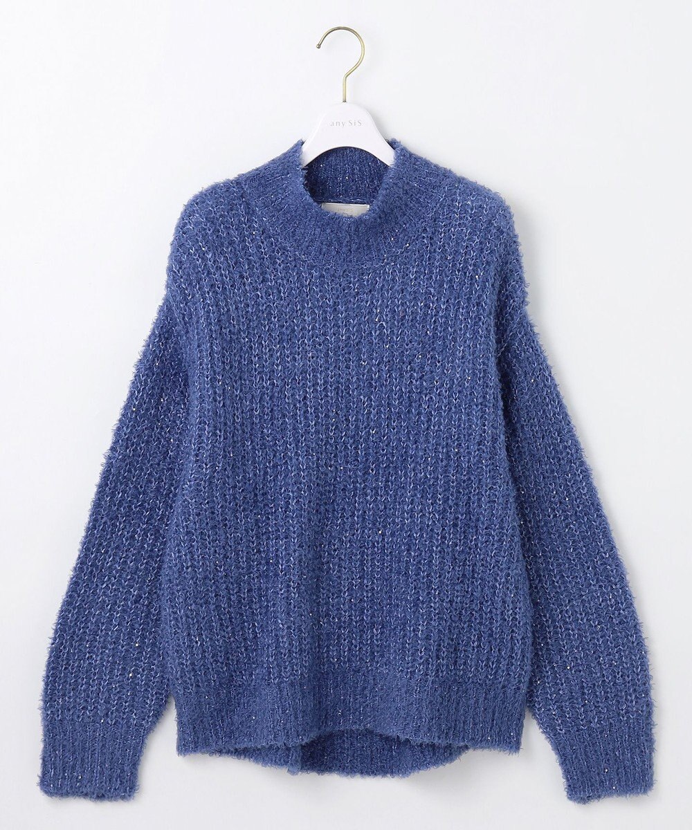 ANY SIS 【洗える】ブークレースパンコール ニット 
