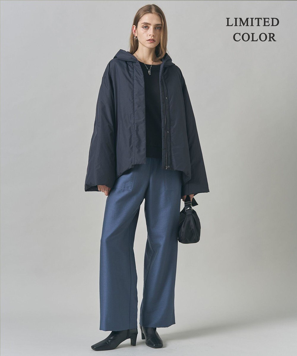 ICB 【WEB限定カラーあり・撥水加工】ADSダウン フーデットミドル丈コート 