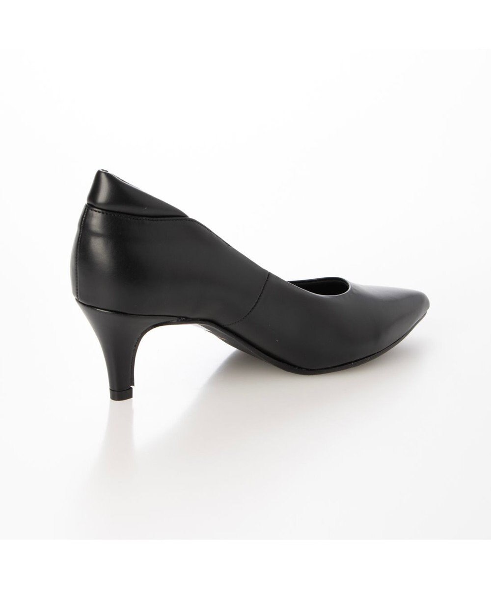 MODE ET JACOMO <carino>【レイン対応】ポインテッドトゥ パッド付きヒールパンプス 