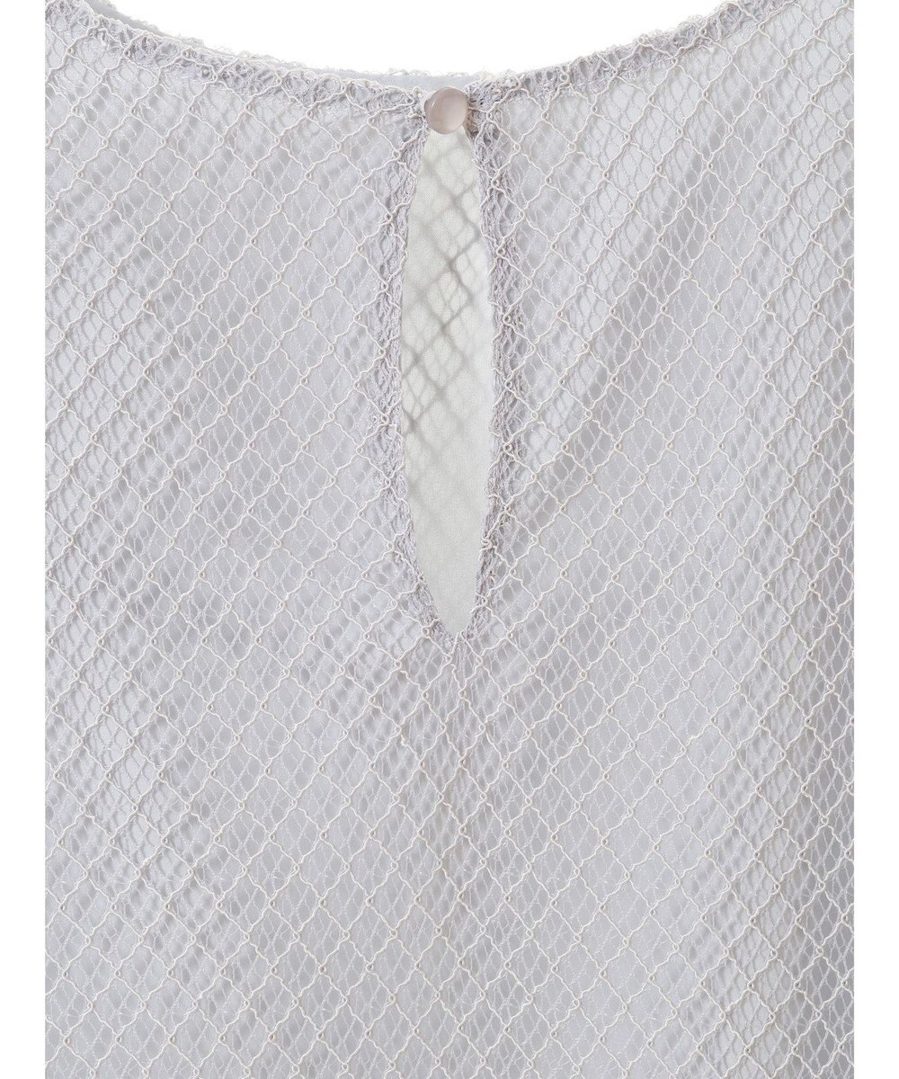 earth music&ecology 袖シアーレースプルオーバー 