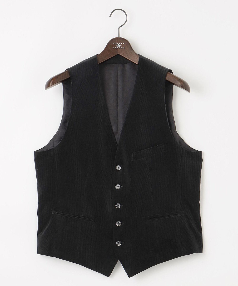 JOSEPH ABBOUD 【遠州産素材/オーガニックコットン】ソフトコーデュロイ ベスト 