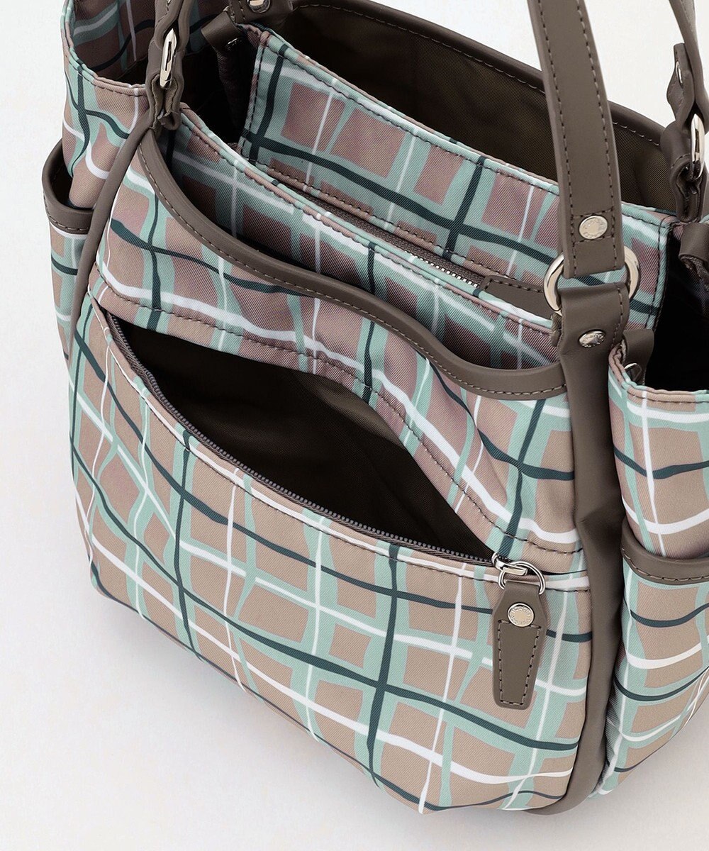 Y'SACCS ドローイングチェック2WAYミニトート 