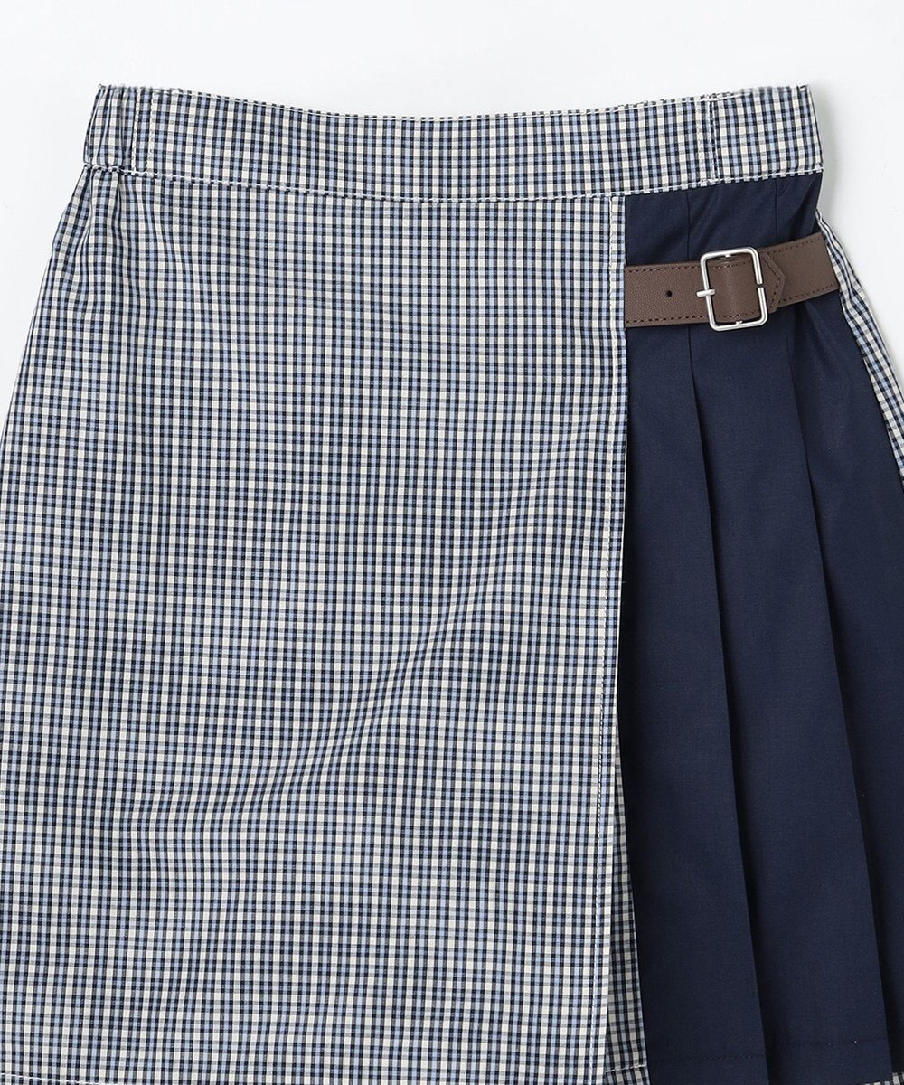 組曲 KIDS 【110-140㎝】 チェックプリーツ キュロット 