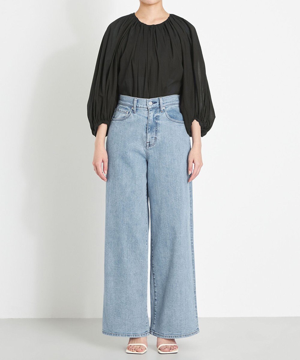 NAVE 【ReNAVE　洗える】ワイドストレッチデニム 