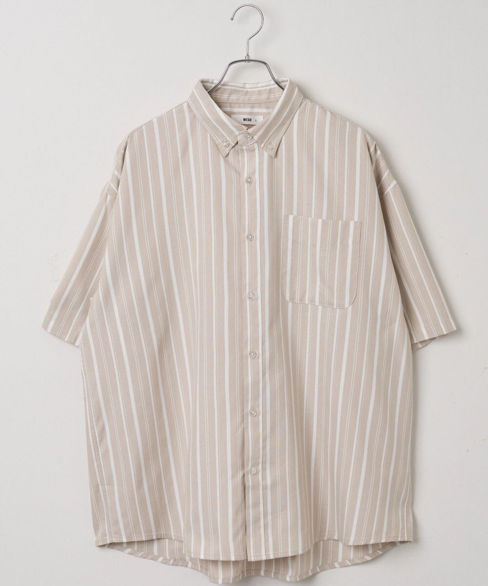 WEGO 【ユニセックス着用ITEM/シワになりにくい】イージーケアオックスフォードシャツ（S） 