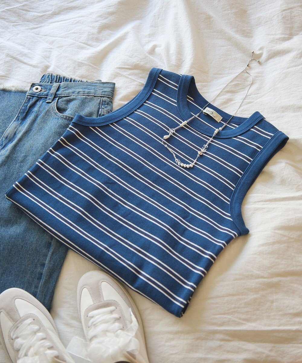 earth music&ecology リブタンクトップ 