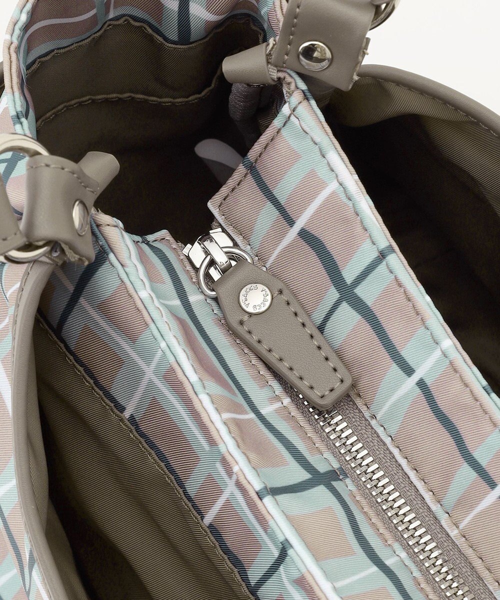 Y'SACCS ドローイングチェック2WAYミニトート 