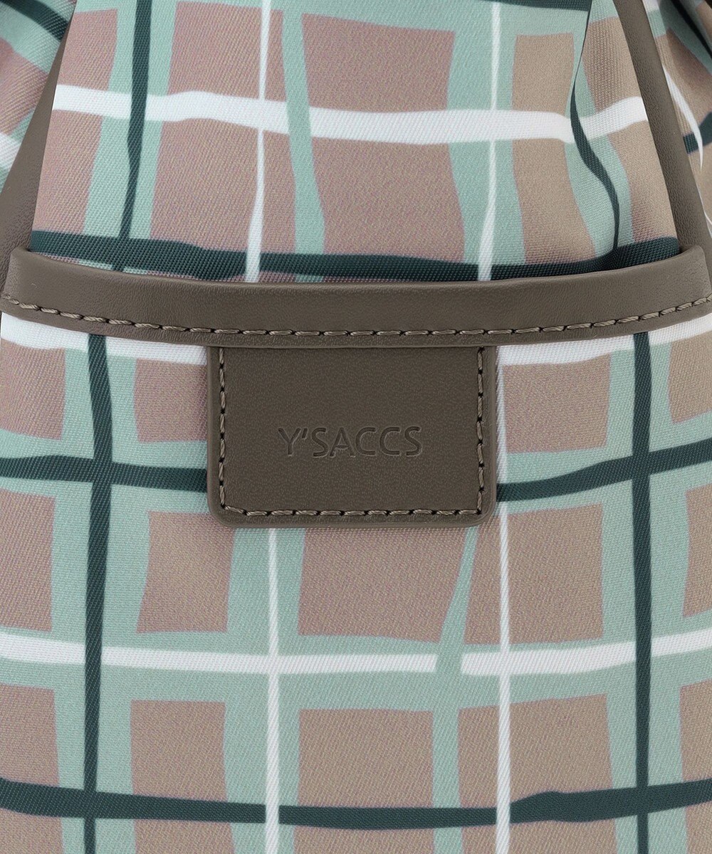 Y'SACCS ドローイングチェック2WAYミニトート 