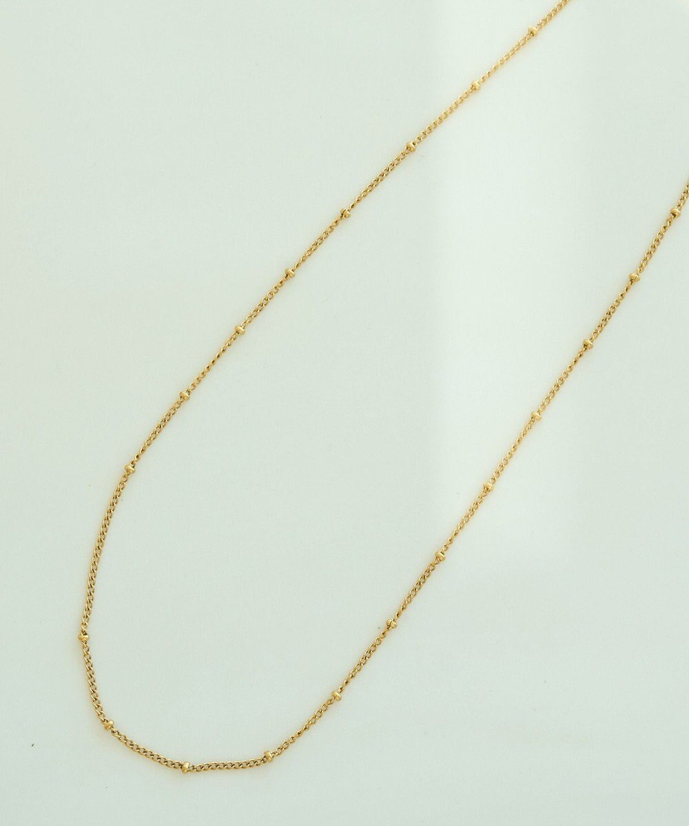 YECCA VECCA ドットチェーンステンレスネックレス 