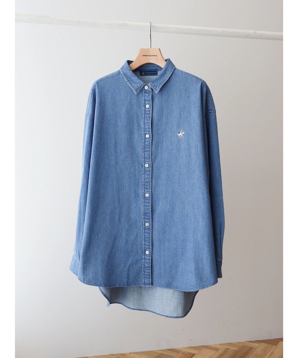 AMERICAN HOLIC ドロップショルダーＢＩＧシャツ／Ｂ．ＨＰＯＬＯＣＬＵＢ 