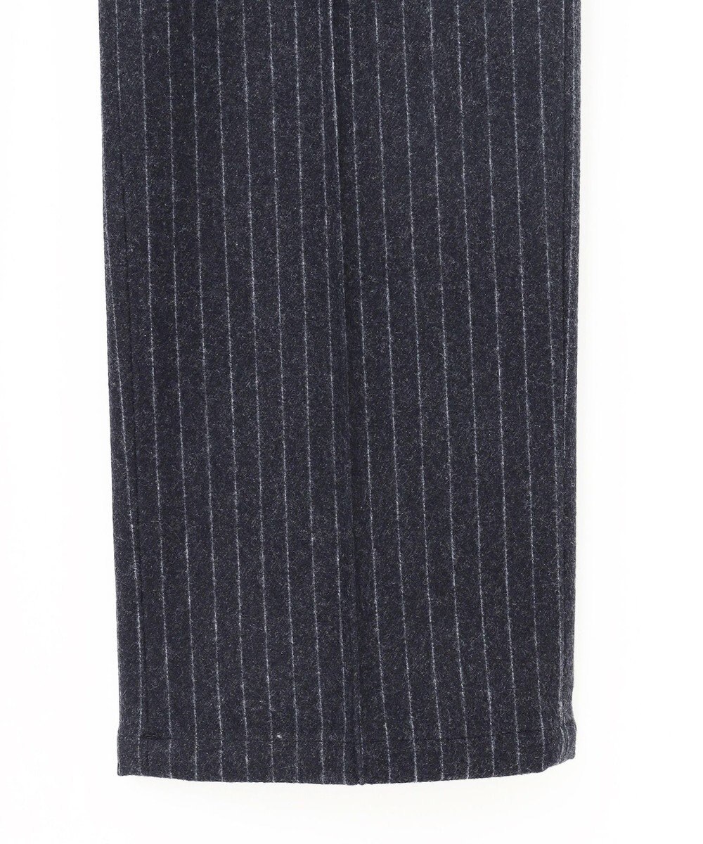 JOSEPH ABBOUD 【ウエストも伸びる！/ハイパワーストレッチ/洗える】 メルトンジャージー ストライプ パンツ 