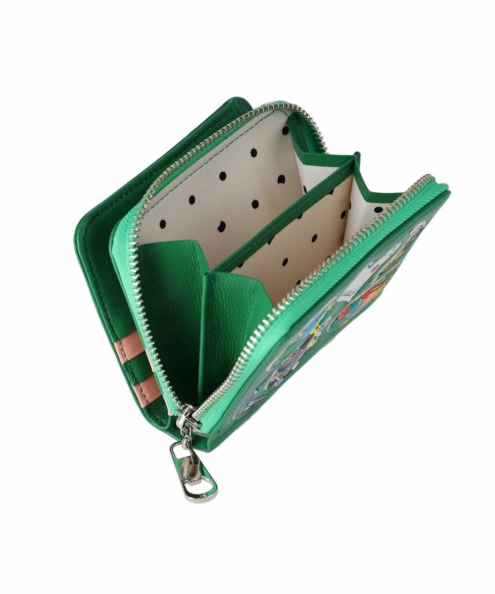 tsumori chisato CARRY tcパッチワーク ラウンドファスナー2つ折り財布 