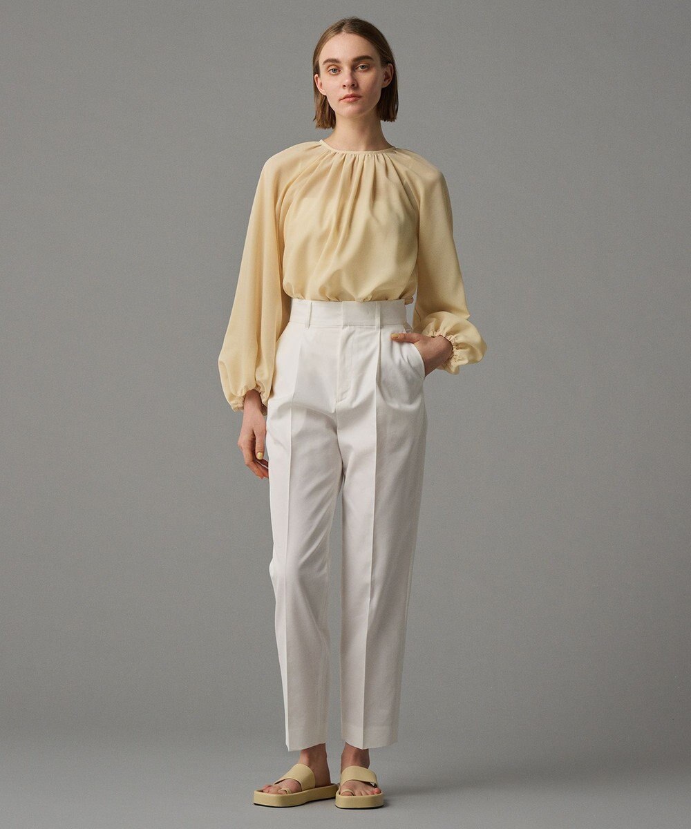 uncrave 【撥水・花粉防止・洗濯機洗い可】クリアツイル テーパードパンツ（uncrave STANDARD） 