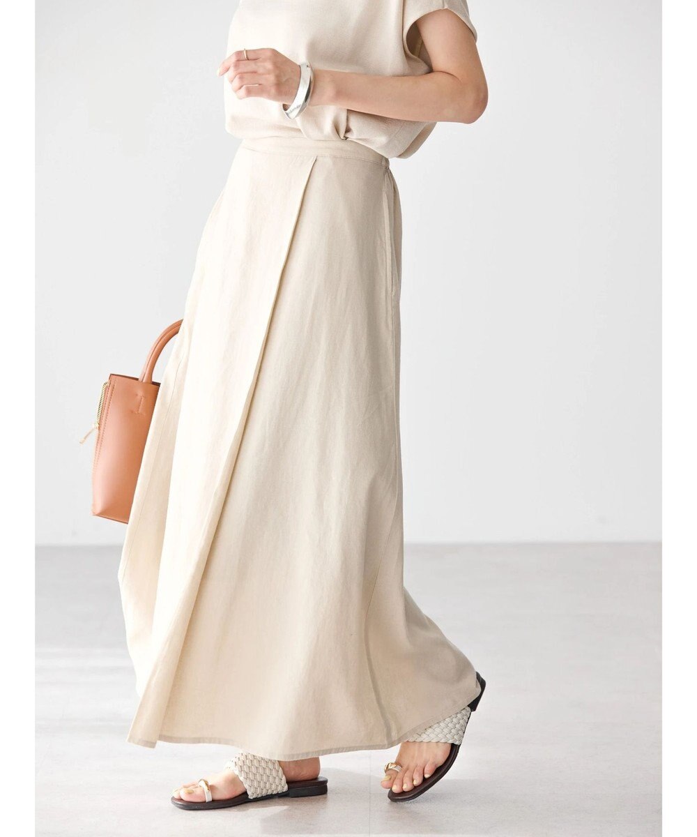 AMERICAN HOLIC リネンブレンドフレアスカート1 