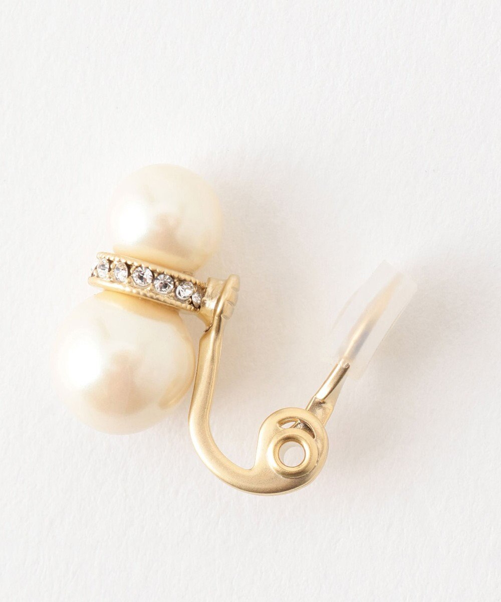 23区 【APPLAUDIR】ダブルパール イヤリング 