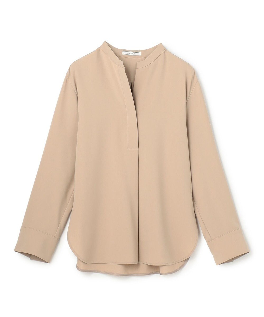 BEIGE， 【セットアップ対応】SPHENE / スタンドカラープルオーバーブラウス 